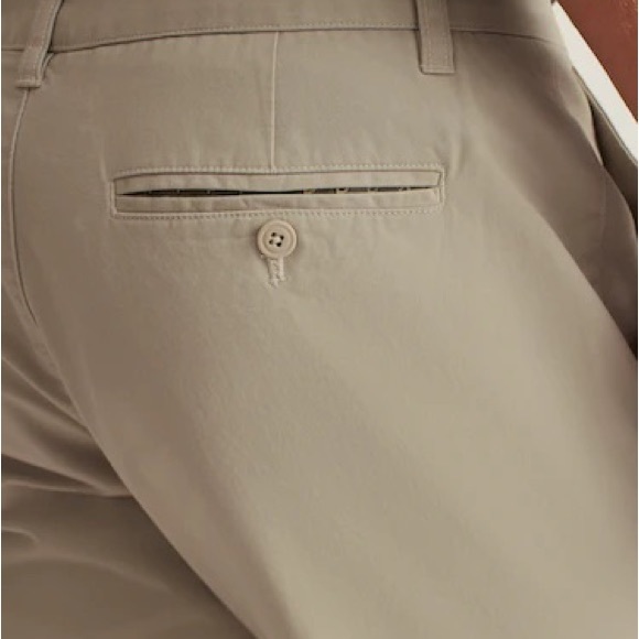 Bonobos Men's Slim Straight Fit Washed Chino Pants 33/34 - Picture 4 of 7